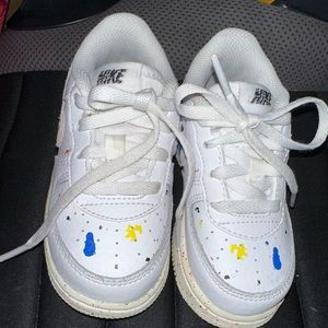 Limit edition Print Nikes unisex toddler gym shoes